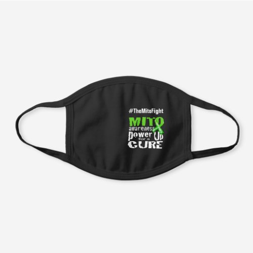 Mito disease awareness Black Cotton Face Mask