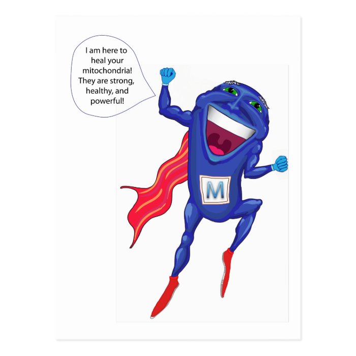 Mitochondria Man Post Cards