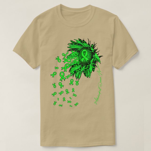 Mitochondrial Disease Awareness Awareness Sunflowe T-Shirt (Design Front)