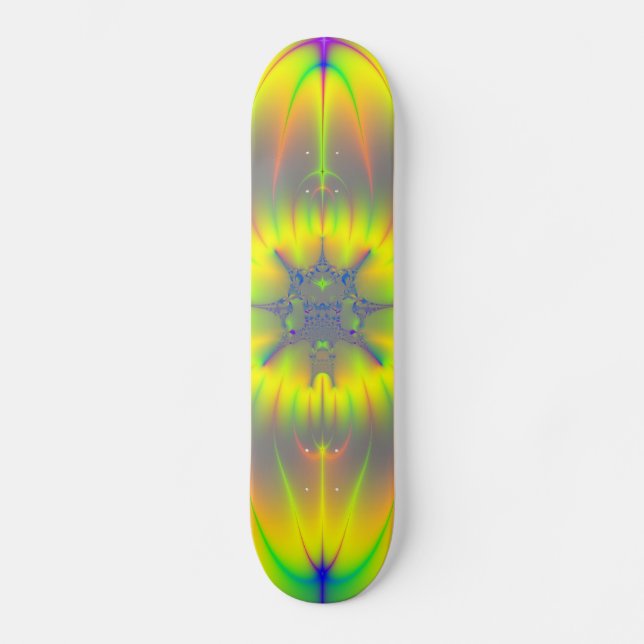 Mitosis Fractal Skateboard Deck (Front)