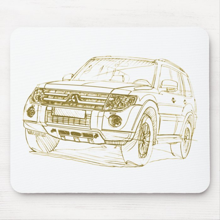 Mitsu Pajero 2010 Mousepads