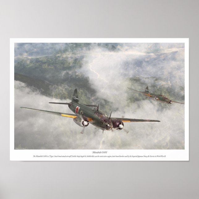 Mitsubishi G4M Poster (Front)