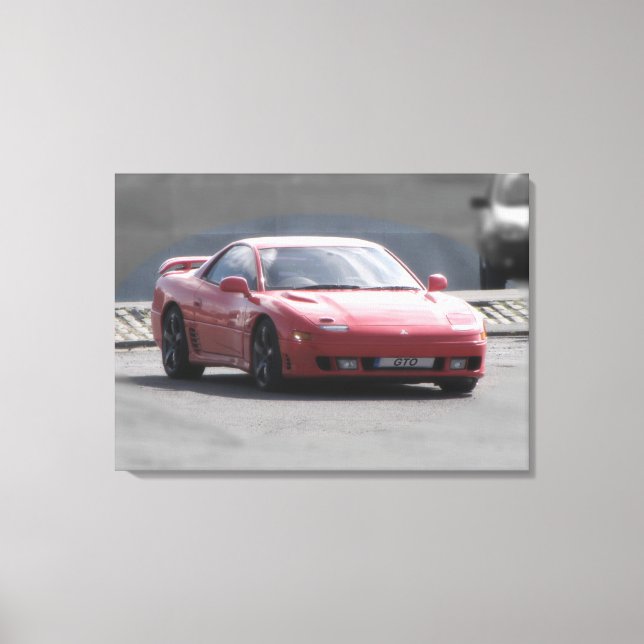 Mitsubishi GTO Twin Turbo canvas print (Front)