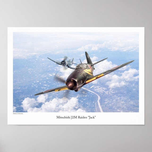 Mitsubishi J2M Raiden "Jack" Poster (Front)