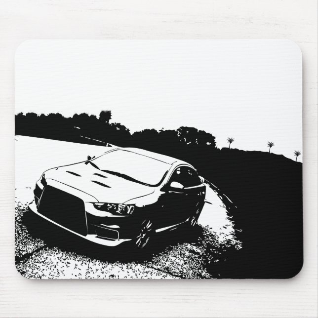 Mitsubishi Lancer Evo X Mouse Pad (Front)