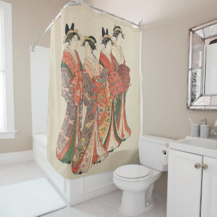 Mitsuhata senzan misayama itotaki oribae shower curtain