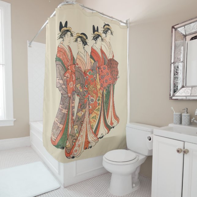 Mitsuhata senzan misayama itotaki oribae shower curtain (In Situ)