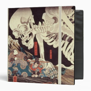Mitsukini Defying the Skeleton Spectre, c.1845 3 Ring Binder