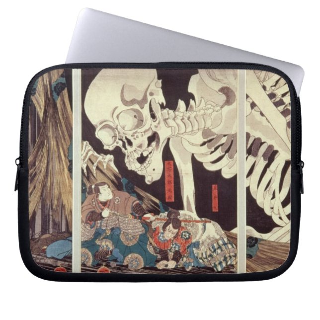 Mitsukini Defying the Skeleton Spectre, c.1845 Laptop Sleeve (Front)