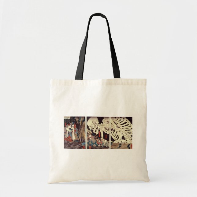 Mitsukini Defying the Skeleton Spectre, c.1845 Tote Bag (Front)