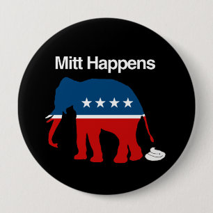 MITT HAPPENS -.png Pinback Button