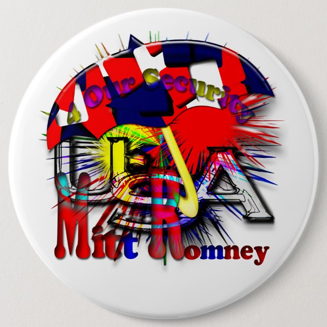 Mitt Romney 2012 Button (Front)