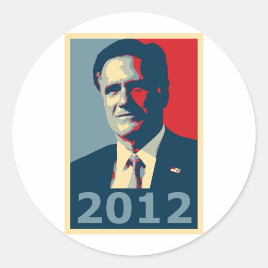Mitt Romney - 2012 Classic Round Sticker