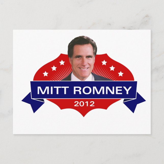 Mitt Romney 2012 for President Postcard (Front)