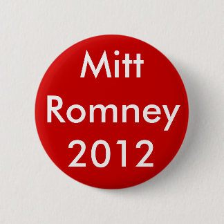 Mitt Romney 2012 Pinback Button