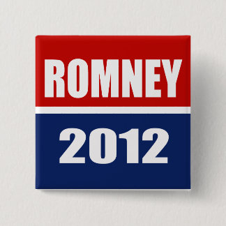 MITT ROMNEY 2012 PINBACK BUTTON