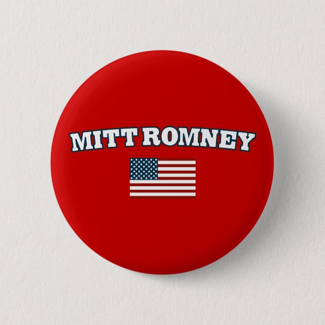 Mitt Romney America Button (Front)