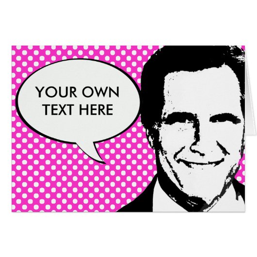 Mitt Romney bw Cards (Front Horizontal)
