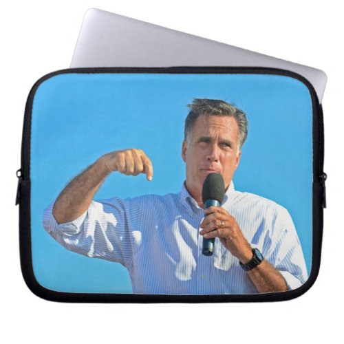 Mitt Romney campaigning Laptop Sleeve