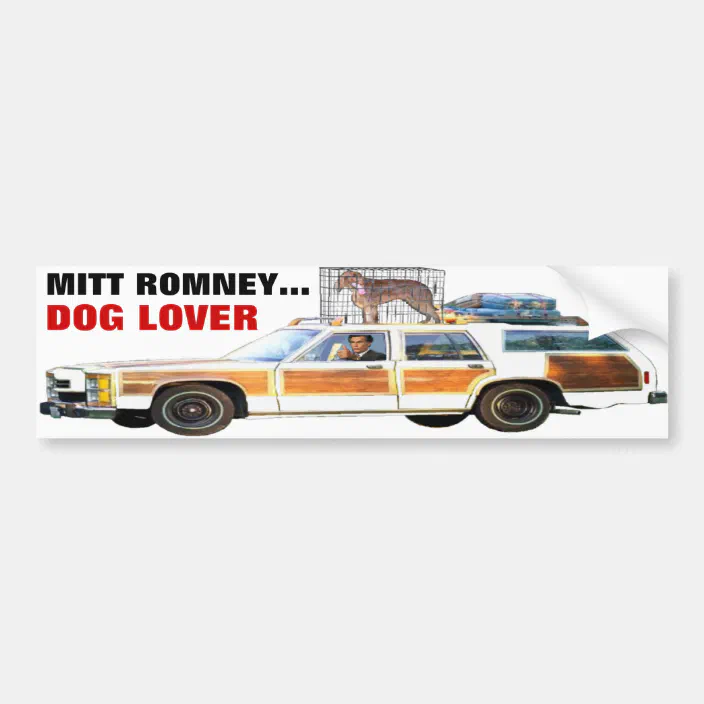 Mitt Romney Dog Lover Bumper Sticker Zazzle Com Mitt Romney Dog Lover Bumper Sticker Zazzle Com