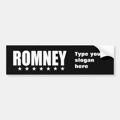 MITT ROMNEY Election Gear Bumper Sticker