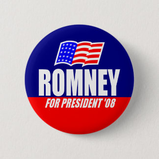 Mitt Romney For President 08 Button