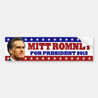 Mitt Romney for President 2012 Bumper Sticker