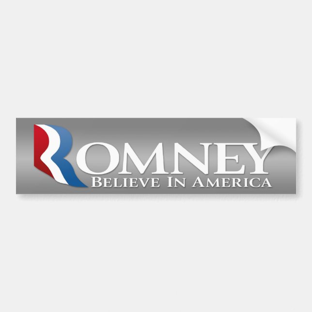 Mitt Romney for President 2012 Bumper Sticker (Front)