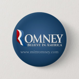 Mitt Romney for President 2012 Button