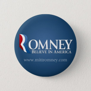 Mitt Romney for President 2012 Button