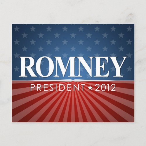 Mitt Romney for President 2012 Flyer