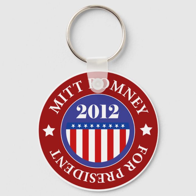 Mitt Romney for President 2012 Keychain (Front)