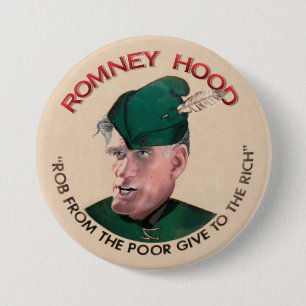 Mitt Romney Hood 2012 Button