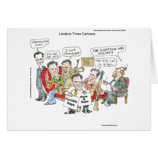 Mitt Romney In Therapy Funny Tees Cards Gifts Etc (Front Horizontal)