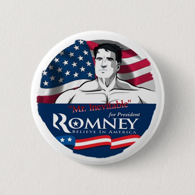 Mitt Romney, Mr. Inevitable Button (Front)