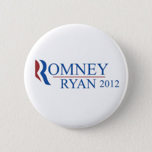 Mitt Romney Paul Ryan 2012 Button