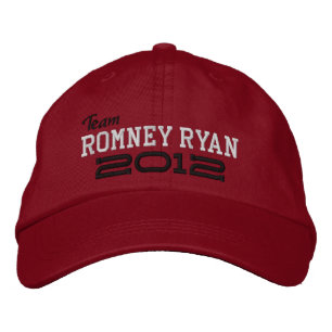 Mitt Romney Paul Ryan 2012 Embroidered Baseball Cap