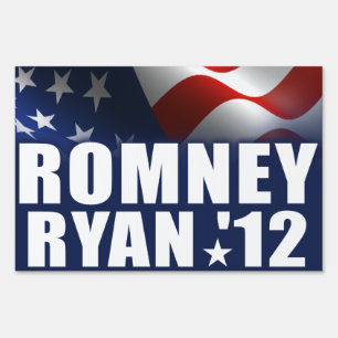 Mitt Romney Paul Ryan 2012 Sign