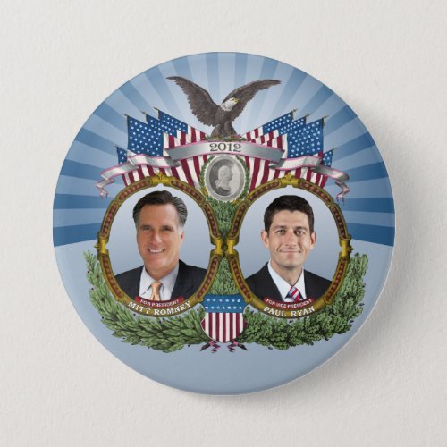 Mitt Romney Paul Ryan Jugate Button