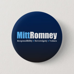 Mitt Romney Pinback Button