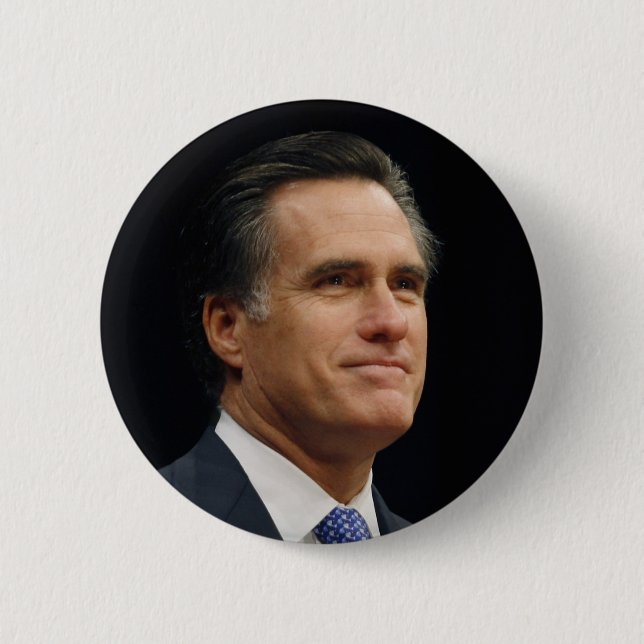 Mitt Romney Pinback Button (Front)
