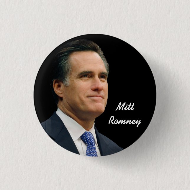 Mitt Romney Pinback Button (Front)