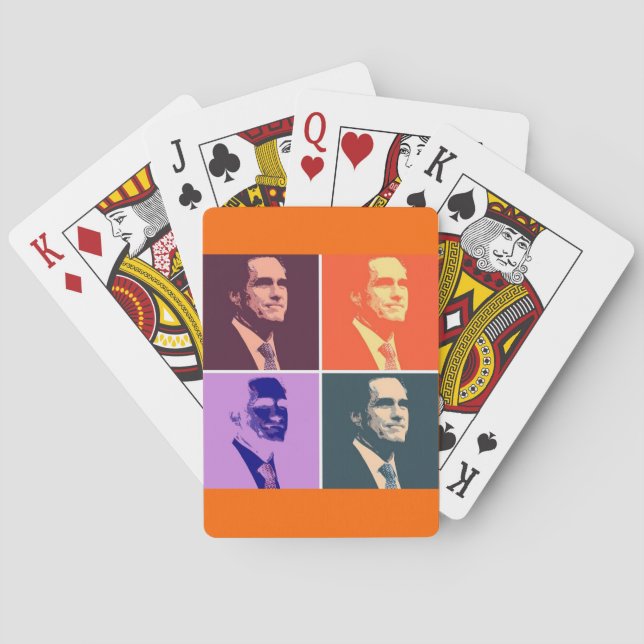 Mitt Romney Poker Cards (Back)