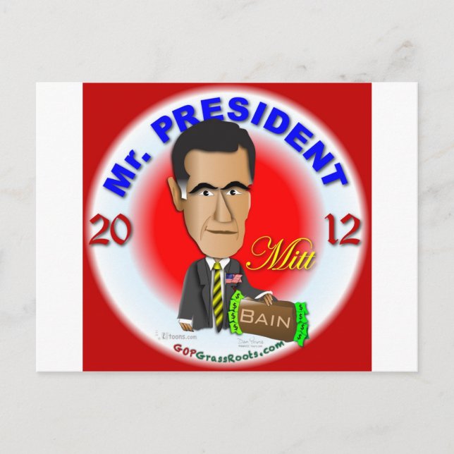 Mitt Romney Postcard (Front)