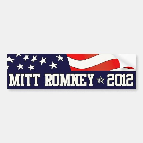 Mitt Romney President in 2012 Bumper Sticker