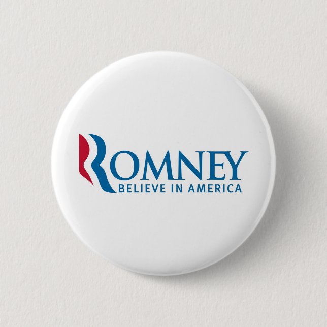 Mitt Romney Presidential Campaign Election Product Pinback Button (Front)