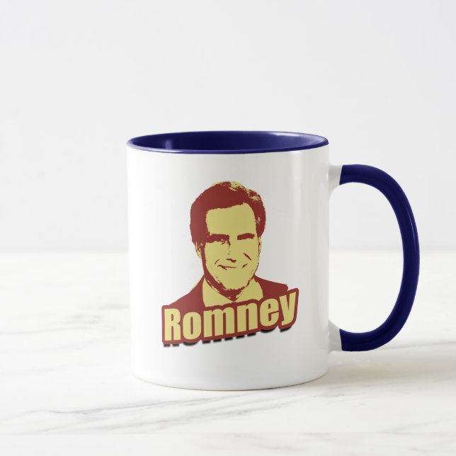 MITT ROMNEY Propaganda Post Mug (Right)
