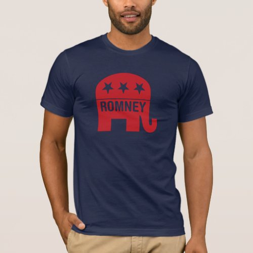 Mitt Romney Republican Elephant Romney T_Shirt
