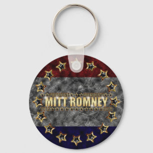 Mitt Romney Stars and Stripes. Keychain