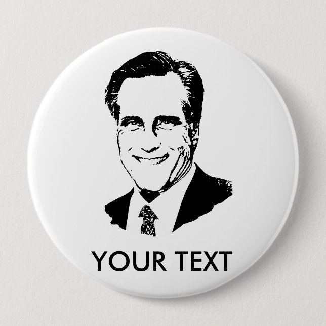 Mitt Romney T-shirts Pinback Button (Front)